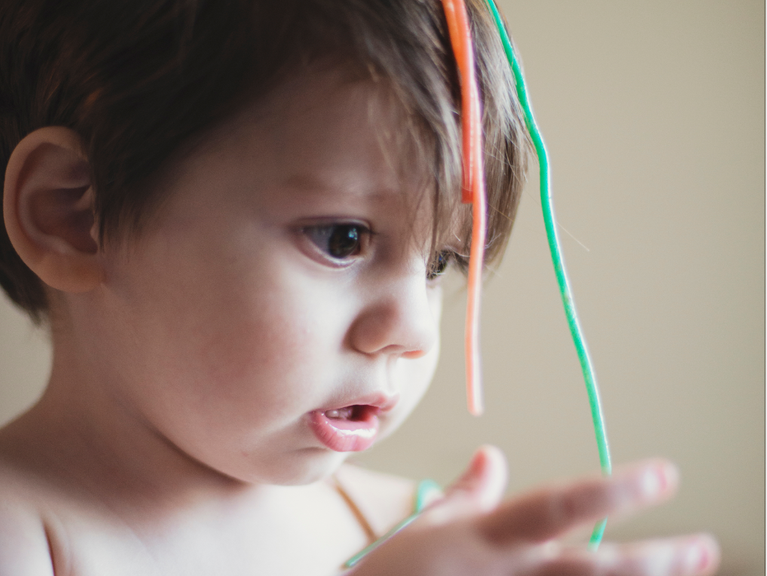 messy play ideas rainbow spaghetti