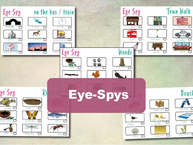 Free christmas eye spy printable activity for children